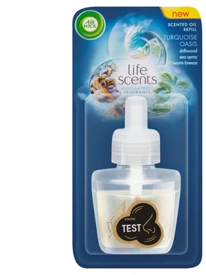 Image of: Air Wick Пълнител за електрически ароматизатор, тюркоазен оазис, 19 ml
